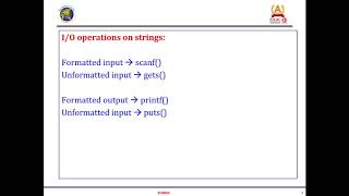 C PROGRAMMING - STRINGS (PART 1)