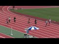 5年女子100m 予選第2組 日清食品カップ 山梨県小学生陸上競技交流大会 山梨中銀スタジアム 2020年8月10日