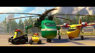 Planes: Fire & Rescue (2014) Extinguish the wild fire clip with AC/DC - Thunderstruck song.