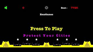 Missile Command (gameplay) no commentary