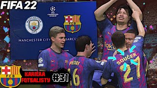 TOPINHO, SOUČEK A MANCHESTER CITY V LIZE MISTRŮ! [Kariéra hráče FIFA 22 - #31]