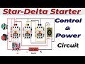 Star Delta starter wiring diagram | Star Delta Connection | Star Delta wiring in urdu hindi