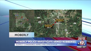 Moberly police investigating two armed robberies