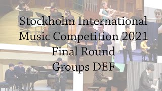 Final round of VIII Stockholm International Music Competition (DEF)