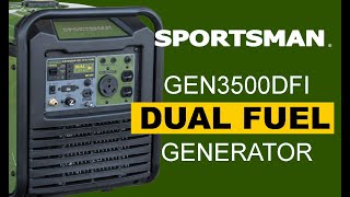 3500 Watt Dual Fuel Inverter Generator For Electronics