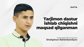 📲 Tarjimon dastur ishlab chiqishni maqsad qilganman