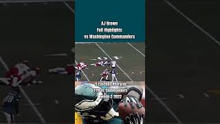 They Fear AJ Brown! Full Highlights! Philadelphia Eagles vs Washington Commanders