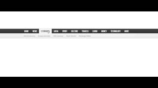 Animated Horizontal Dropdown Menu