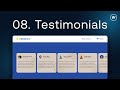 08. Advanced Webflow tutorial: Build the Testimonial section with me