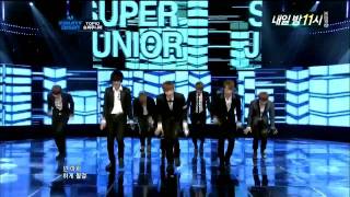 110929 Super Junior A-CHA(ComeBack Stage)