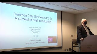 An Introduction to Common Data Elements
