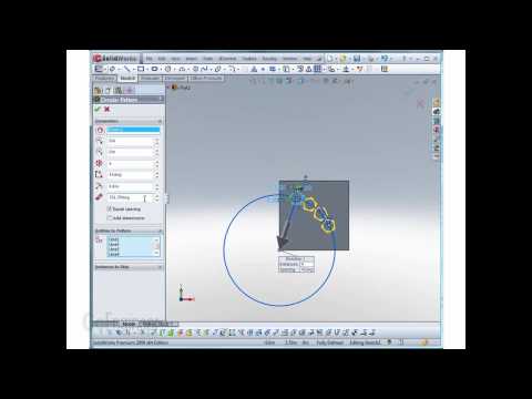 Solidworks Sketching Circular Patterns Youtube
