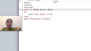 Unix - Linux Shell Scripting - For statement