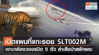 เปิดแผนที่แกะรอย SLT002M - เจาะกล้องวงจรปิด 9 ตัว ล่าเสือป่าสลักพระ | TNN ข่าวเย็น | 24-01-23