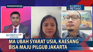 MA Ubah Syarat Usia, Kaesang Bisa Maju Pilgub Jakarta