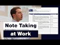 How to Take Notes for Work - Meeting Minutes Explained