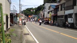 熱海市網代阿治古神社例大祭 網代の祭り 両宮丸国道135号線