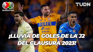 🔥⚽️ ¡La Lluvia de Goles de la Jornada 2! | Liga Mx - Clausura 2023 | TUDN