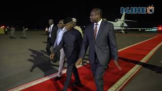 Visi Perezida wa Nigeria Professor Yemi Osinbajo yageze i Kigali kwitabira #Kwibohora25