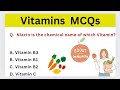 Top 25 Vitamin Quiz || Competitive Exams|| Complete General Science Multiple Choice Questions