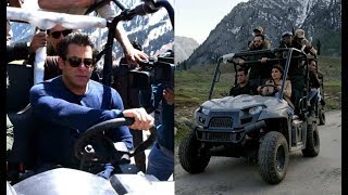 Race 3 Shoot - Salman Khan Driving ATV In Jammu & Kashmir