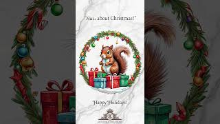 Squirrel Christmas Animals \u0026 Their Heartwarming Quotes! #shorts #christmas #cuteanimal