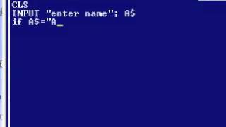 How to make a simple qbasic program