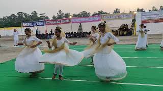 Mukta Ratnam Kathak Prastuti withTarana by Students of Patiala in  Closing of Nationals at Firozpur