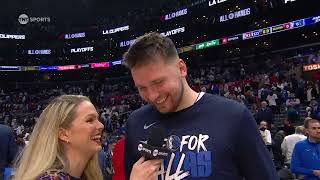 Luka Doncic talks Game 5 win, Postgame Interview | May 1, 2024
