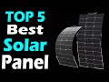 Top 5 Best Flexible Solar Panels Review In 2024