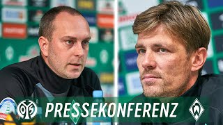 LIVE: Pressekonferenz mit Ole Werner & Clemens Fritz |  1. FSV Mainz 05 - SV Werder Bremen