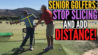 SENIOR GOLFERS:  Stop Coming Over the Top and Slicing!