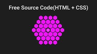 CSS Tutorial For Beginners | CSS Animation - Hex Bricks Loader #cssanimation #cssloader #csstutorial