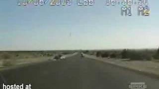 Car smashes into a van at going 103 miles per hr (160 kmph)