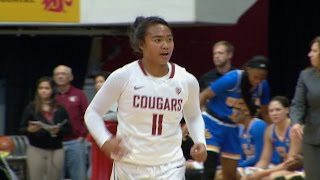 Highlights: Washington State's Chanelle Molina drops 33 points in upset over UCLA