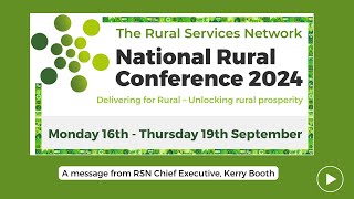 Your invitation to the National Rural Conference 2024!