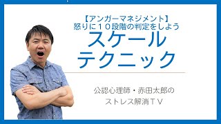 【アンガーマネジメント技法8】怒りに１０段階の判定をしよう「スケール テクニック」