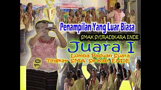 SMAK SYURADIKARA MERAIH JUARA 1/LOMBA PADUAN SUARA TINGKAT SMA KAB.ENDE/MENYONGSONG HARDIKNAS 2022