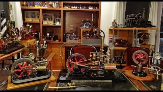 All 3 Styles of Cretors Steam Engines at The Office of Steam