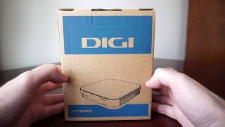 HUMAX DIGI+C HD4 Cable TV Receiver unboxing, review, install, software update