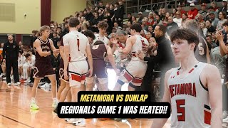 This Game Got PHYSICAL! Metamora Ends Dunlaps Season on Dunlaps Home Court!