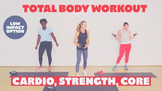 Intermediate/advanced total body resistance and cardio workout