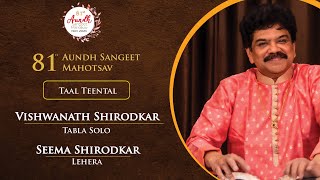 81st Aundh Sangeet Mahotsav 2021 | Vishwanath Shirodkar | Tabla Solo