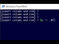 Insert Column and Row in the CSV file with Powershell