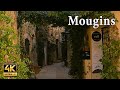 Mougins, France - The beautiful medieval village in Provence | Walking Tour | 4k UHD & 60 fps.