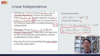 Lec14 應用數學-線性代數 Spanning Set for Space R^n、Linear independence