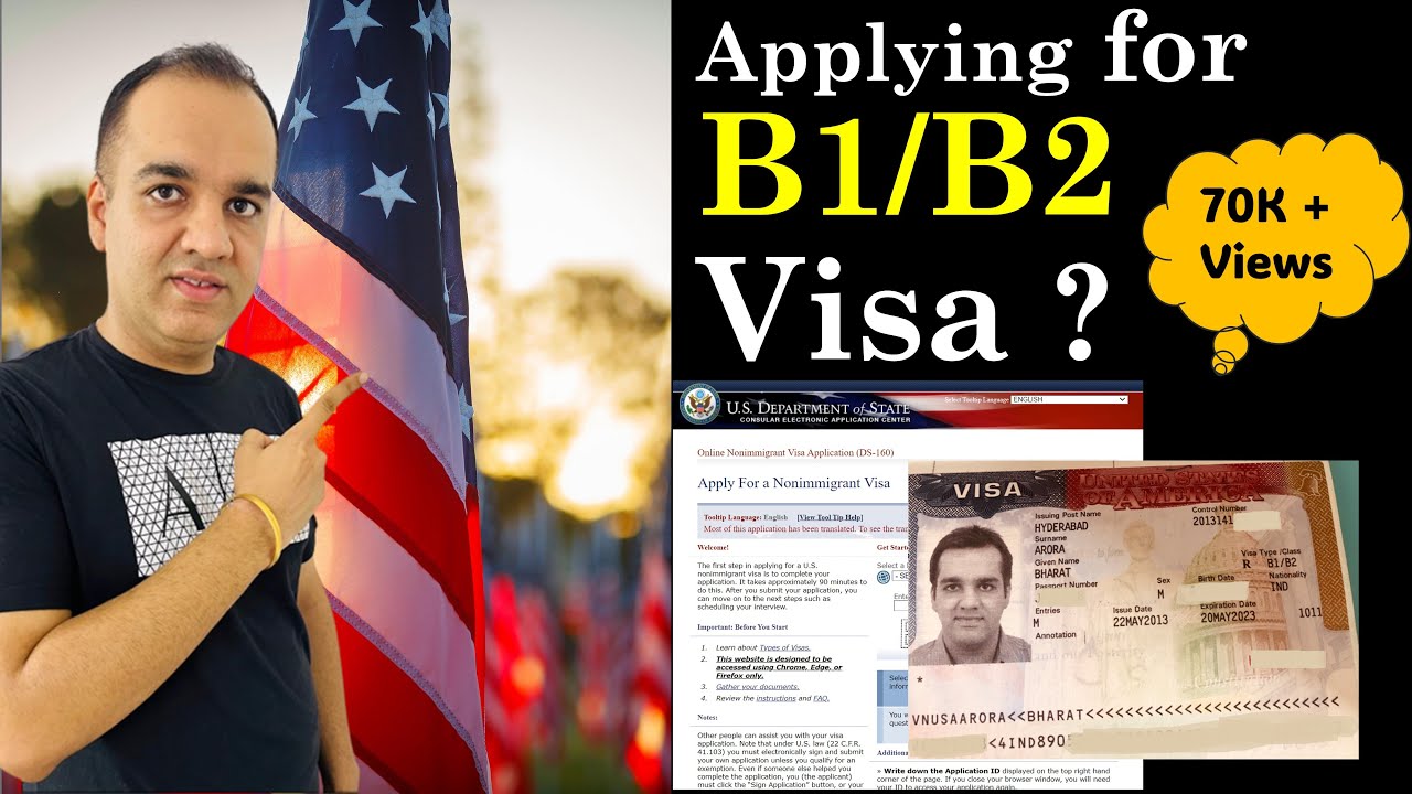 US B1/B2 Visa| DS-160| How To Apply/ Renew USA Business/Tourist Visa ...