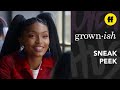 grown-ish Season 3, Episode 13 | Sneak Peek: Aaron Shares Big News with Zoey | Freeform