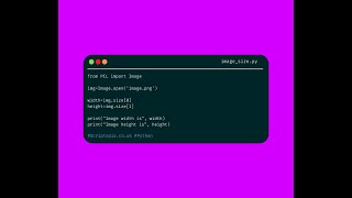 Python PIL - Get image size