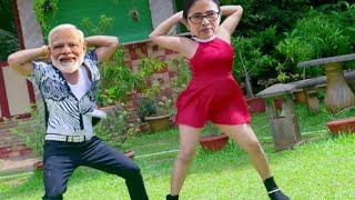 Paas Wo Aane Lage Zara Zara || Modi & Mamata Dance || Mai Khiladi Tu Aanari
